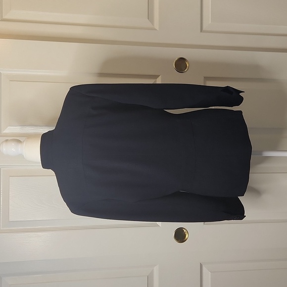 Focus 2000 Women's Vintage Black ButtonFront Mandarin Collar BlazerJacket Size10 - Picture 15 of 16